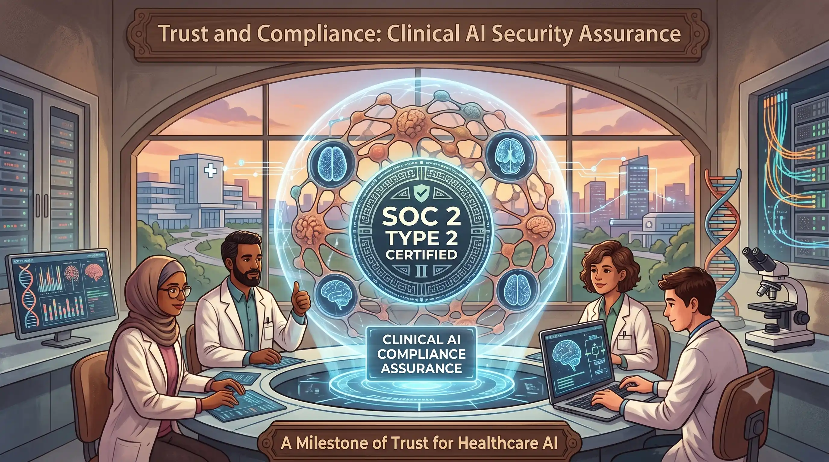 Guide to SOC 2 Type II certification for clinicians evaluating AI documentation tools